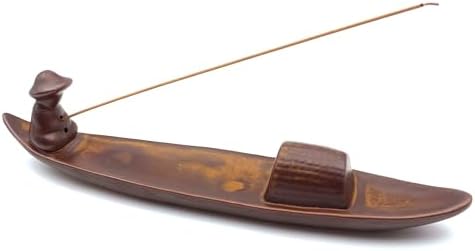 Chinese Classical Boat Incense Stick Holder Ceramic Home Decor