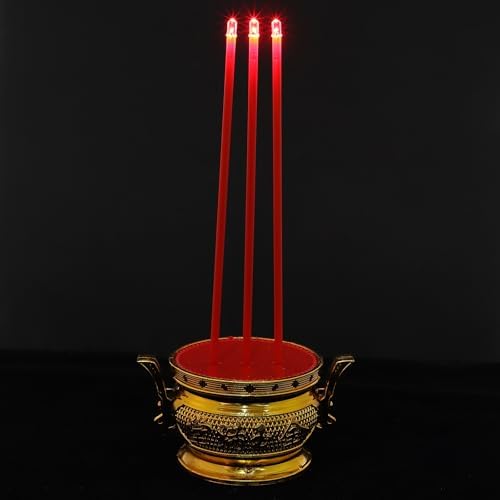Buddha Style Electronic Incense Burner with LED Light