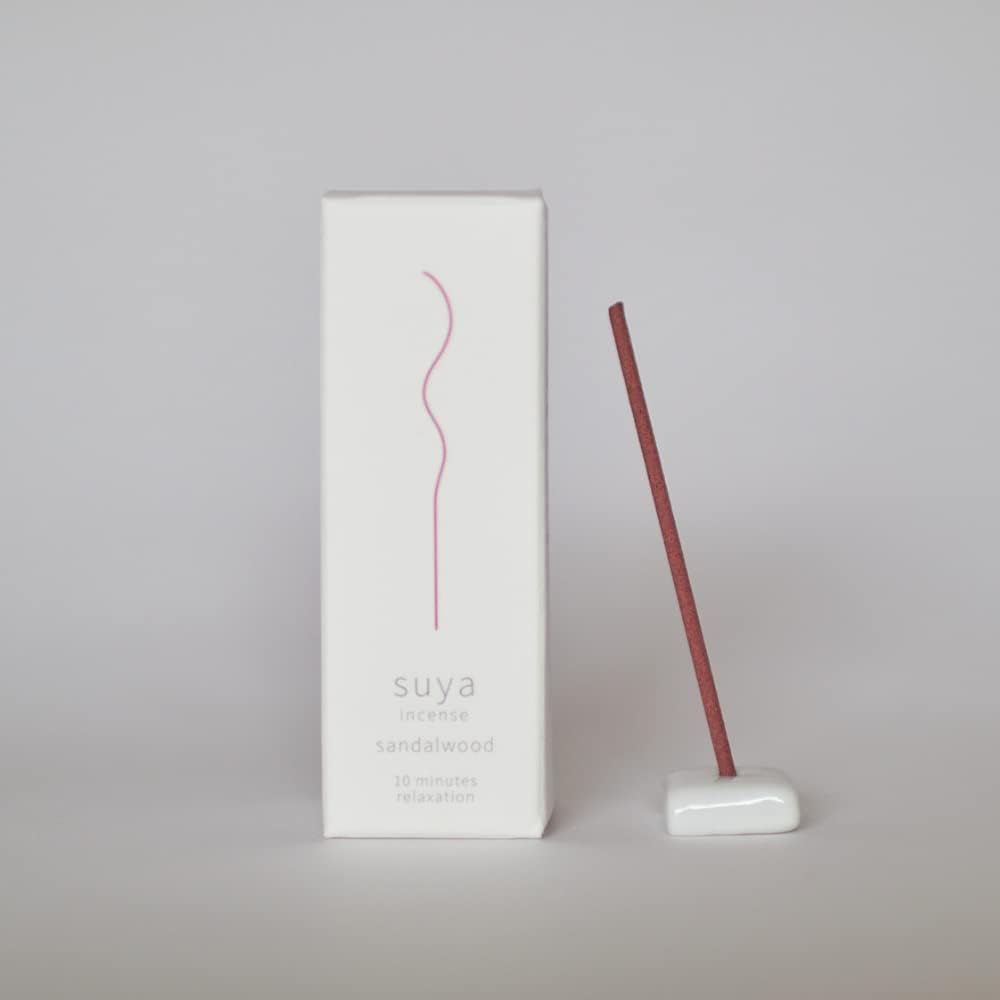 ROUNDS Japanese Incense Sandalwood 30pcs Stick With Holder