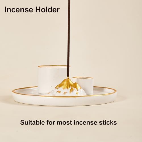 5 in 1 Incense Holder with Candle and Ash Catcher