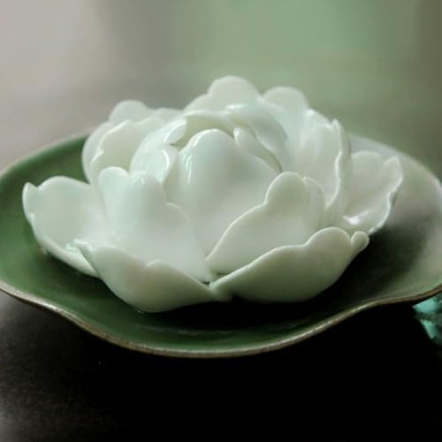 Handmade Chinese Ceramics Incense Holder White 255 Inch