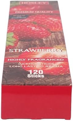 Hosley 120 Pack Strawberry Incense Sticks