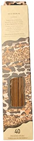 Myrrh Incense Sticks - Pack of 40 for Aromatic Relaxation