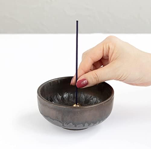 Asayu Japan Low Smoke Incense Sticks - Zen Set for Yoga and Meditation