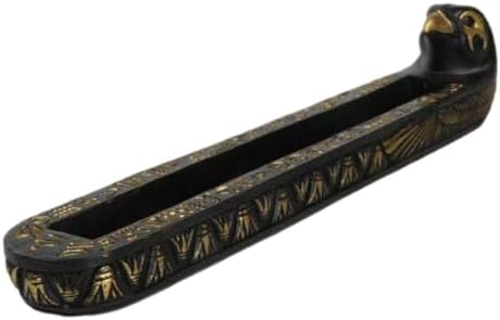Egyptian God of the Sky Horus Falcon Incense Burner Figurine