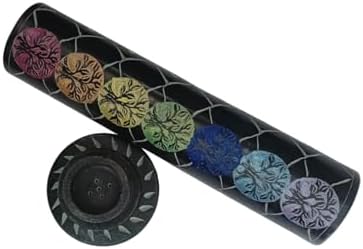 Ajuny Incense Holder Tree of Life Black Marble 105 Inch