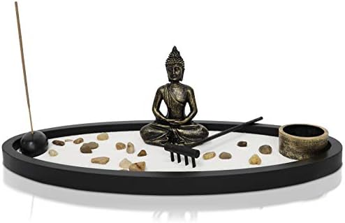 Basic Fundamentals Zen Garden Kit Decor for Home Office Desk