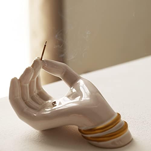 WAYUTO Ceramic Hand Incense Holder 57 Inch