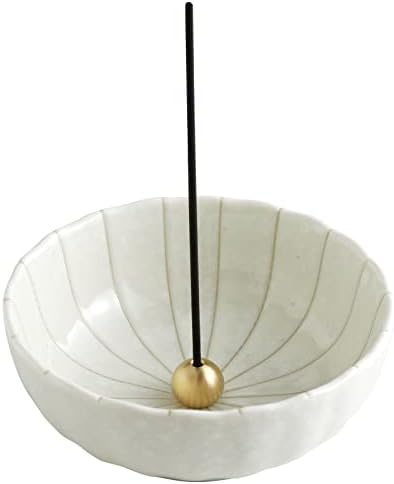 Asayu Japan White Lotus Incense Holder Set