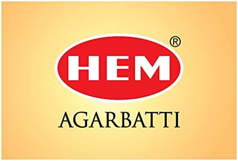 HEM Patchouli Amber Incense Sticks - 120 Sticks 6 Boxes 9 Inches Long