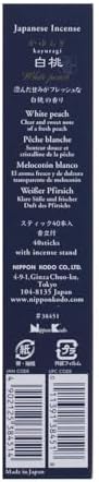 Nippon Kodo Kayuragi White Peach 40 Sticks