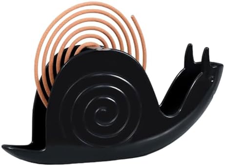 Snail Shape Mosquito Coil Burner Holder with Fireproof Design