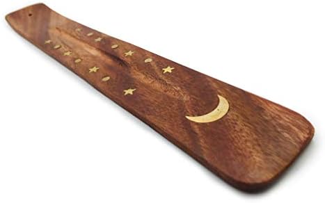 Moon and Stars Incense Holder - Celestial Design for Single Stick