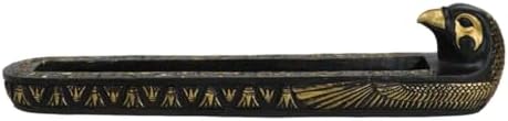 Egyptian God of the Sky Horus Falcon Incense Burner Figurine