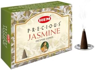 HEM Precious Jasmine Incense Cones Pack of 12