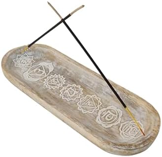 Vaniya Crafts Wooden Boat Shape Incense Holder Stand