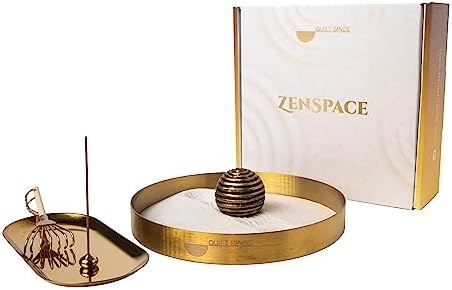 Zen Garden Kit for Desk High-End Brass Set