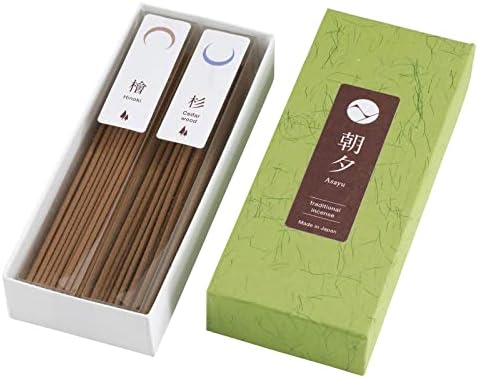 Asayu Japan Traditional Incense Sticks - Forest Set for Yoga and Zen Meditation