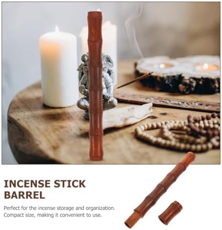 Healifty 3 Pcs Bamboo Agarwood Incense Holder Set