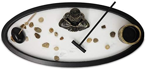 Basic Fundamentals Zen Garden Kit Decor for Home Office Desk