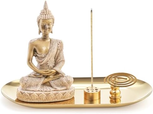 TOPZEA 6 in 1 Incense Holder Set for Meditation and Yoga