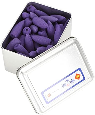 Zerodis 50Pcs Lavender Backflow Incense Cones