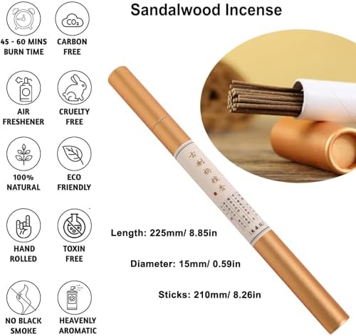 Natural Sandalwood Plum Blossom Incense Sticks