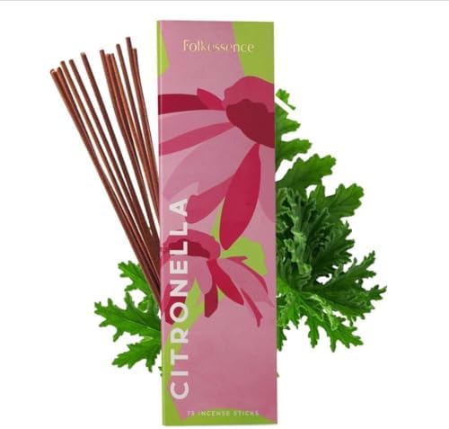 Folkulture Citronella Incense Sticks Set of 75