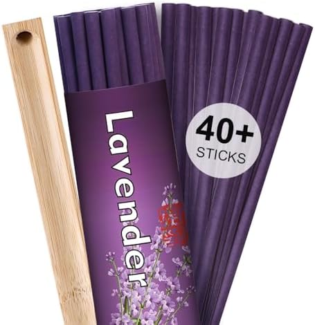 Thick Incense Sticks 120 Minutes Lavender Scented