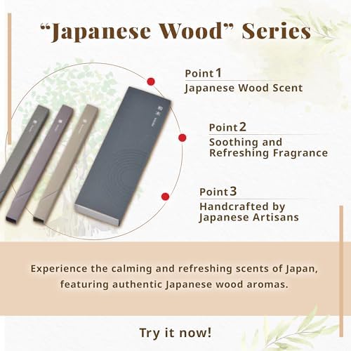 Hasegawa Japanese Wood Incense Sticks 3 Variety Pack