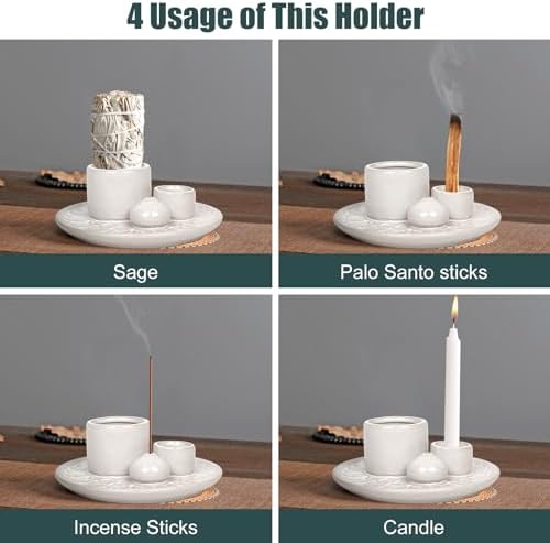 Fanadith 4 in 1 Palo Santo Holder Ceramic