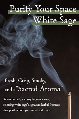 White Sage Incense Sticks 30pcs Organic for Meditation and Relaxation