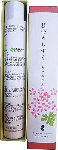 SEIYUNOSHIZUKU Geranium Incense Sticks Made in Japan