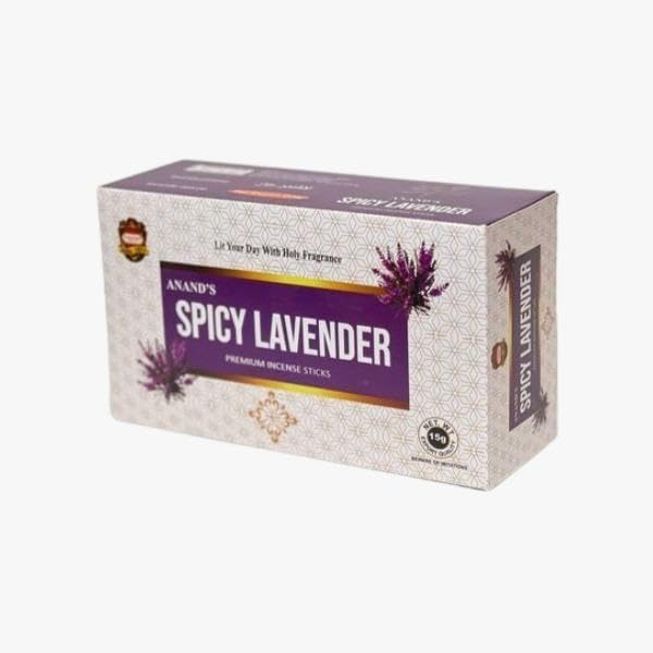 Anands Spicy Lavender Incense Sticks Pack of 12