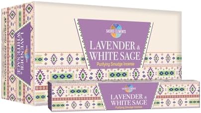 Sacred Elements Lavender White Sage Incense Sticks