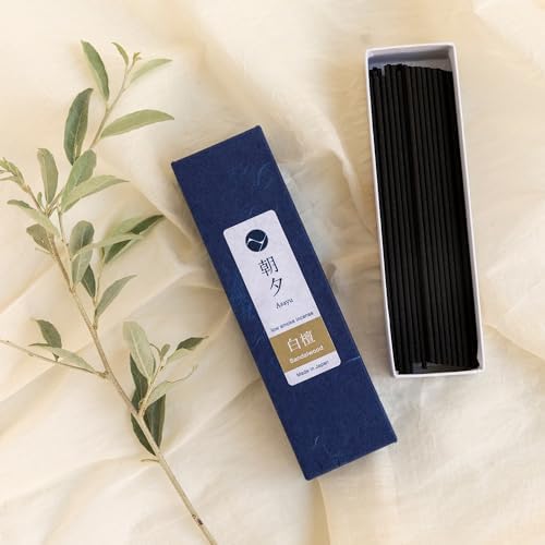 Asayu Japan Natural Sandalwood Incense Sticks Sample Size 20g