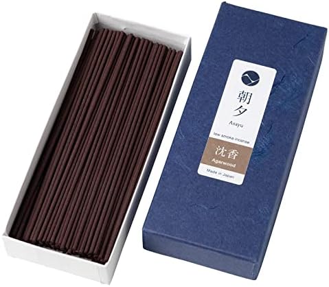 Asayu Japan Low Smoke Agarwood Incense Sticks 40gr