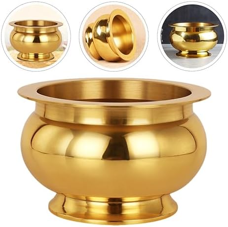 HOMSFOU Copper Incense Burner Meditation Decor