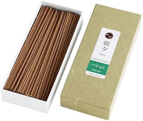 Asayu Japan Patchouli Incense Sticks 40gr for Relaxation and Meditation
