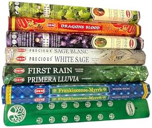 Govinda Hem Incense Sticks Variety Pack with Holder