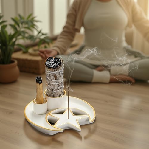 59in Ceramic Incense Burner for Sage and Palo Santo Sticks