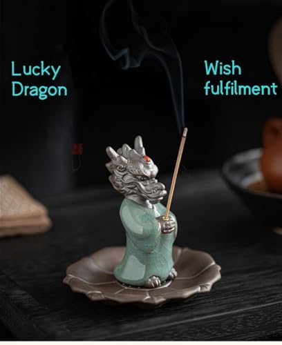Lucky Dragon Incense Holder with 30 Sticks