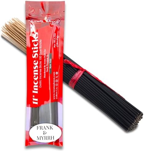Frank Myrrh 11 Incense Sticks - 100 Pure Long Lasting