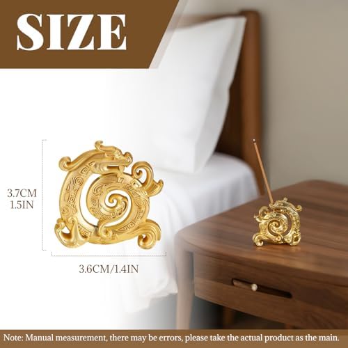 BOROLA Dragon Shaped Incense Holder - Universal Fit Multi Porous Durable Alloy Design