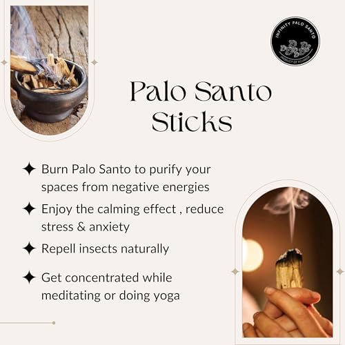 12 Premium Palo Santo Sticks from Ecuador - Natural Wild Harvested Sustainable