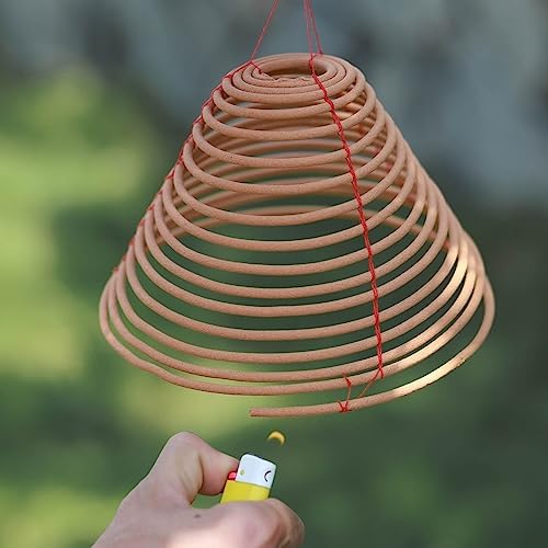 FOUCILO Citronella Incense Coil 36 Hours Burn 3 Pack