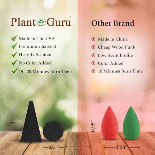 Frankincense Myrrh Charcoal Incense Cones 100 Pack