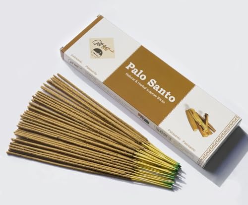 Giftbrit Palo Santo Natural Incense Sticks 100 Pack with Holder
