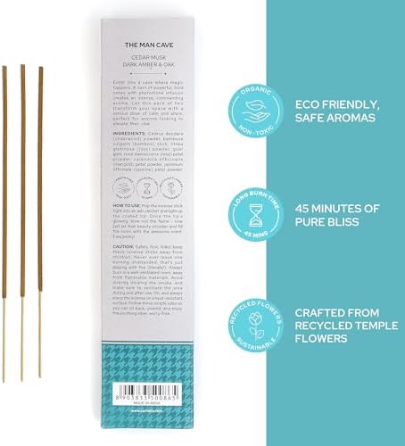 Carnatia Man Cave Incense Set - 2 Pheromone-Infused Scents