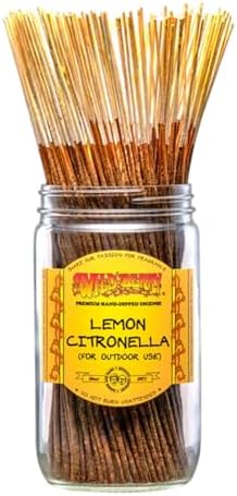 Lemon Citronella Incense Sticks - 100pk Outdoor Use